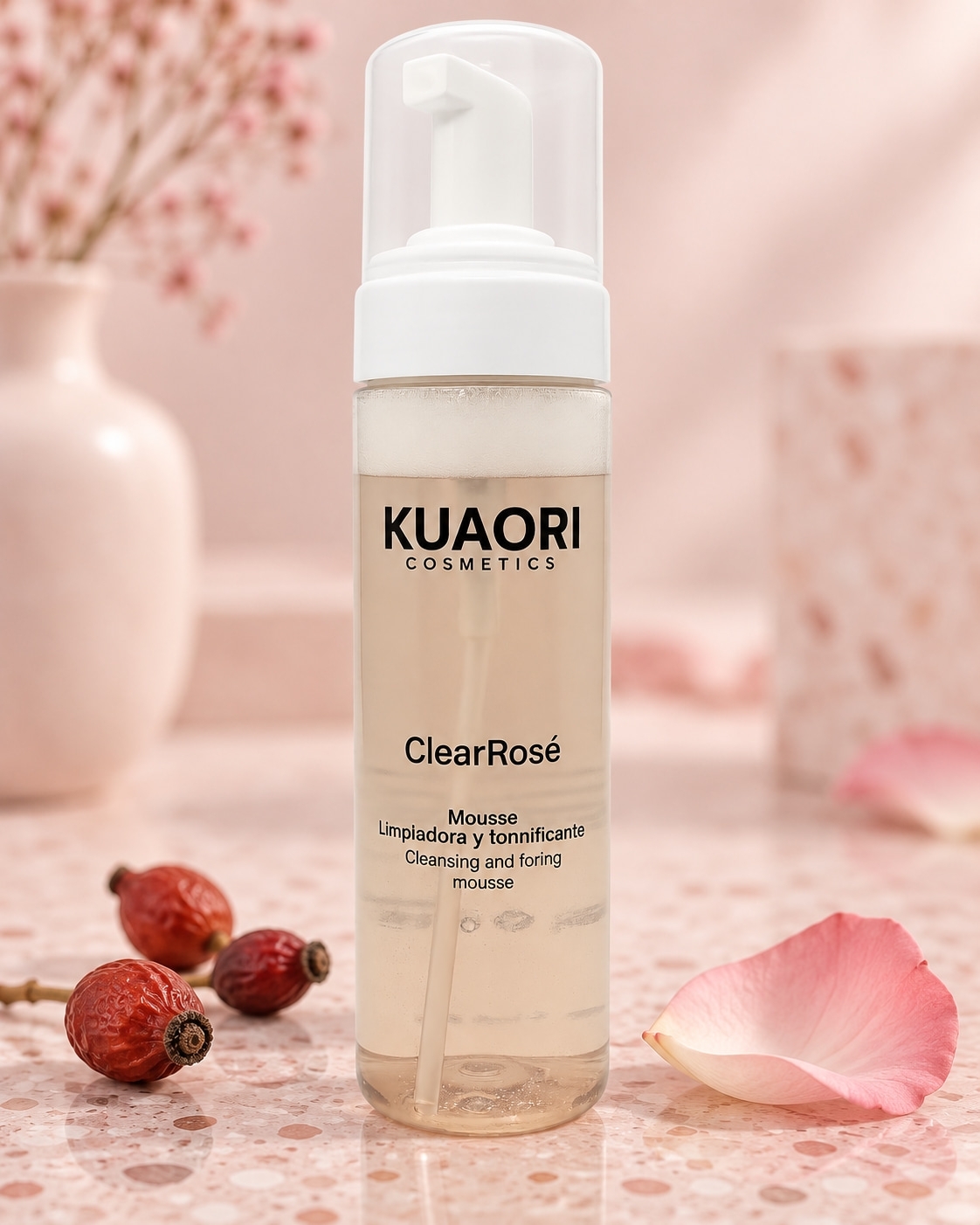 Mousse Limpiadora ClearRos&eacute; con Rosa Mosqueta | Kuaori 2